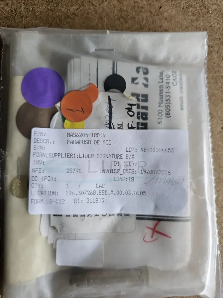NAS6205-18D BOLT