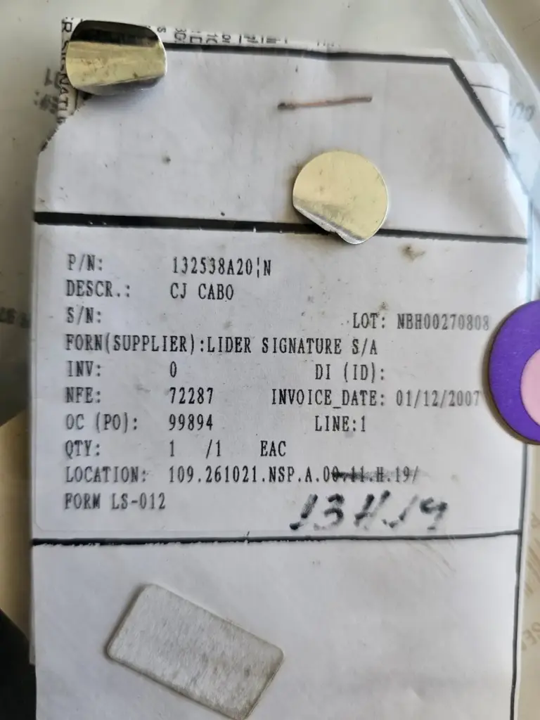 132538A20 CABLE ASSY