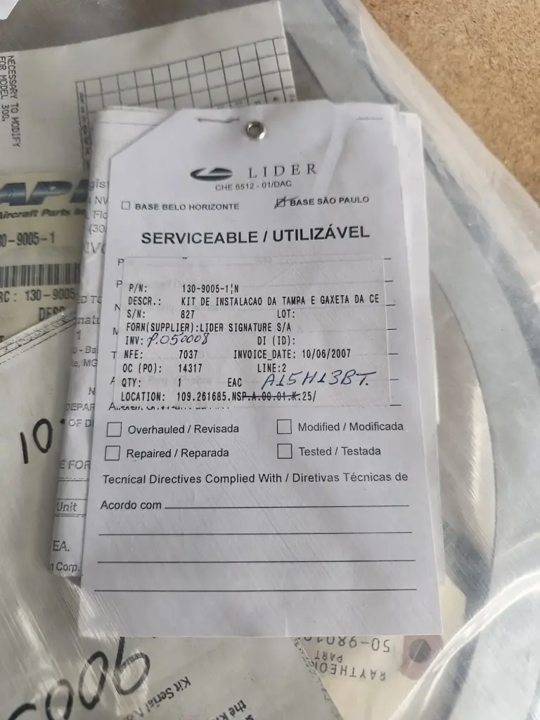 130-9005-1 KIT, FUEL CELL COVER AND GASKET INSTALATOR