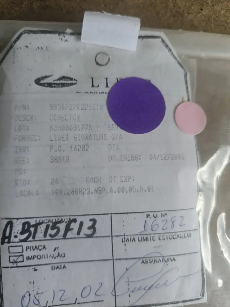 SS50727K2215 PLUG BUTTON