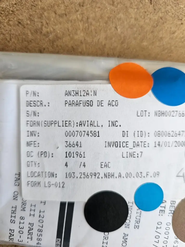 AN3H12A SCREW