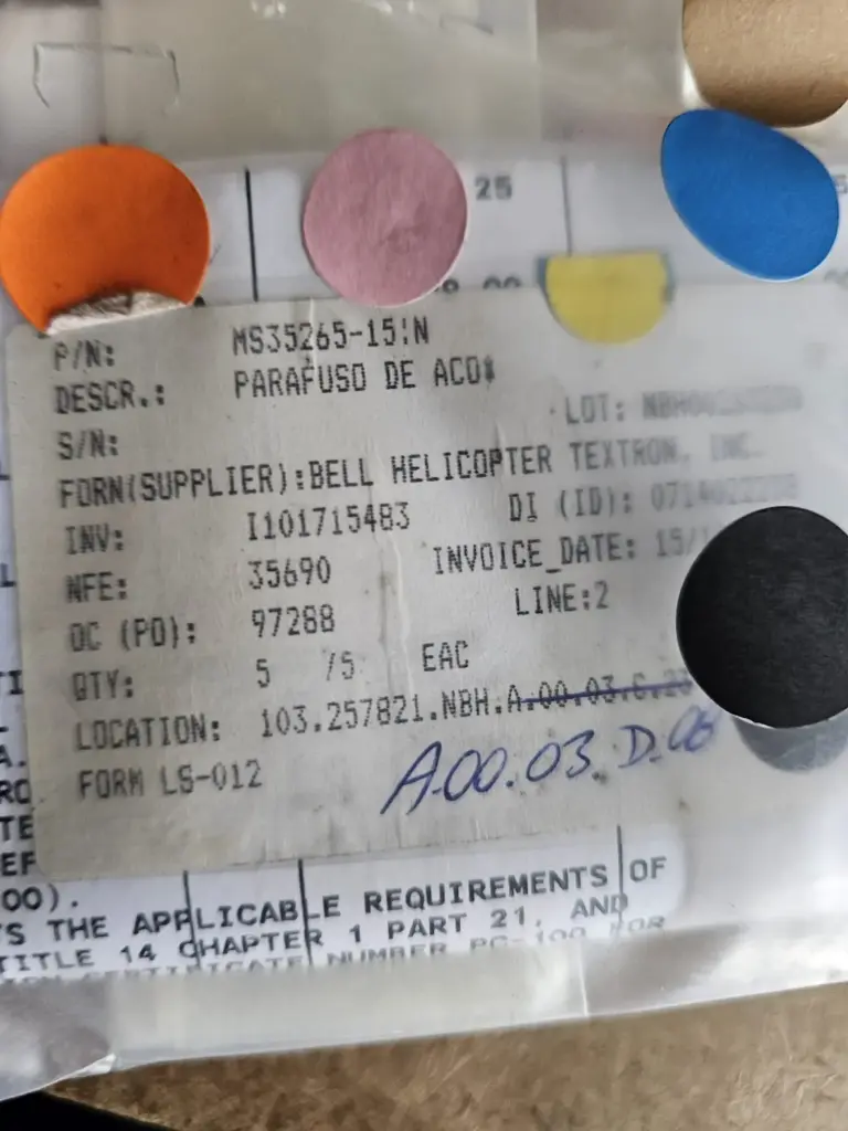 MS35265-15 SCREW