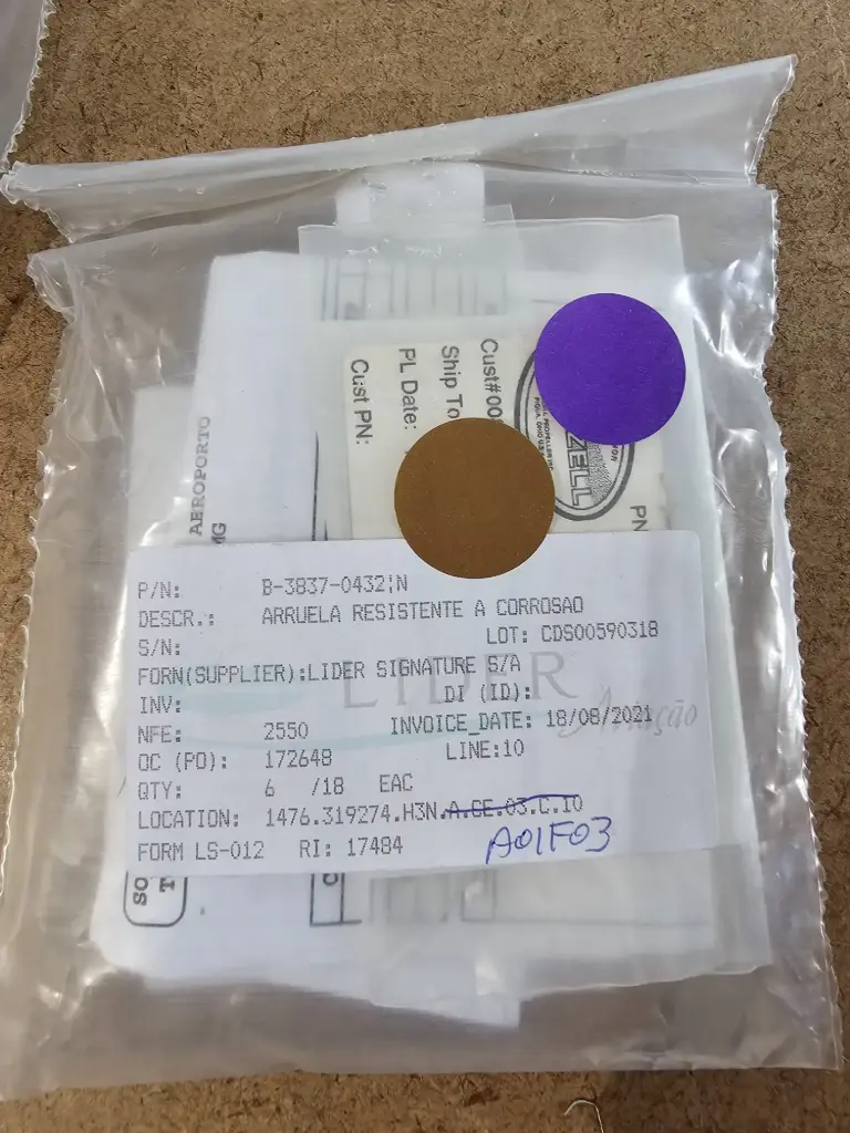 B-3837-0432 WASHER, CORROSION RESISTANT