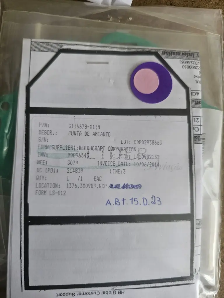 3116678-01 GASKET