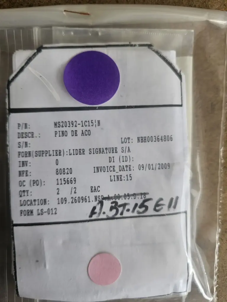 MS20392-1C15 PIN