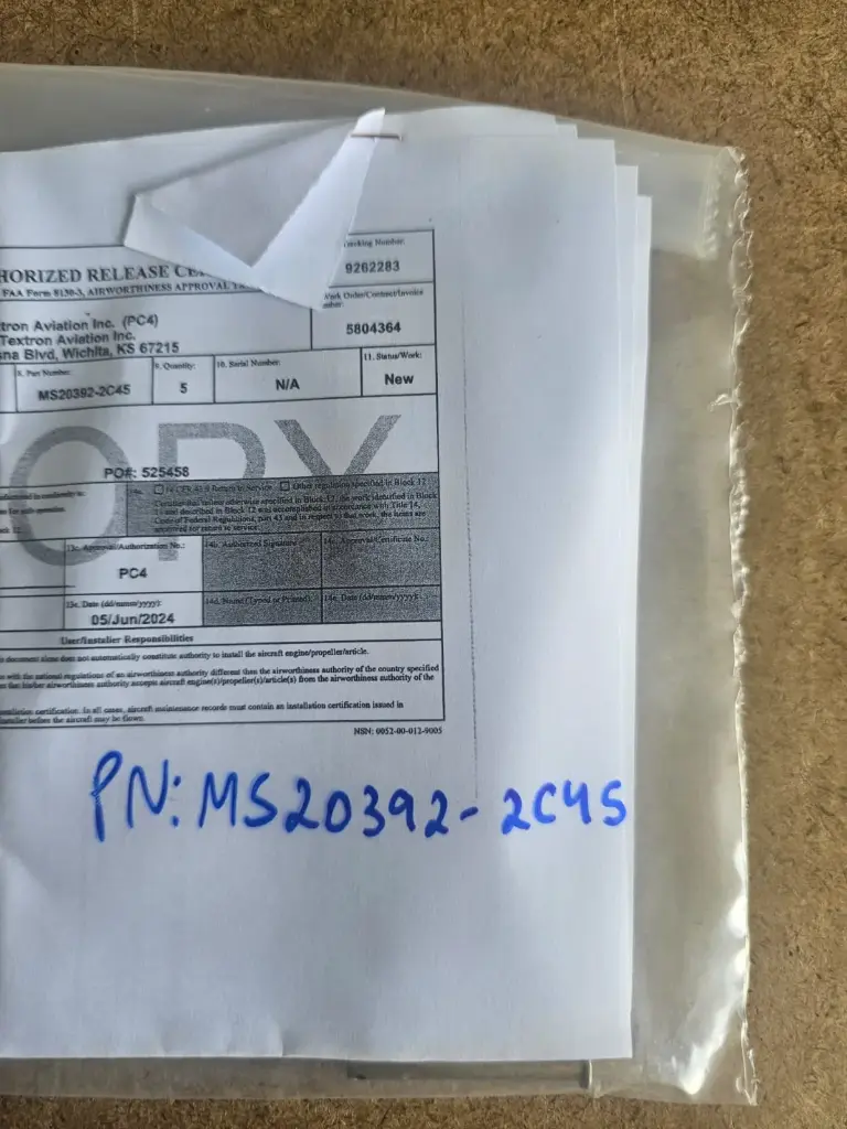 MS20392-2C45 PIN