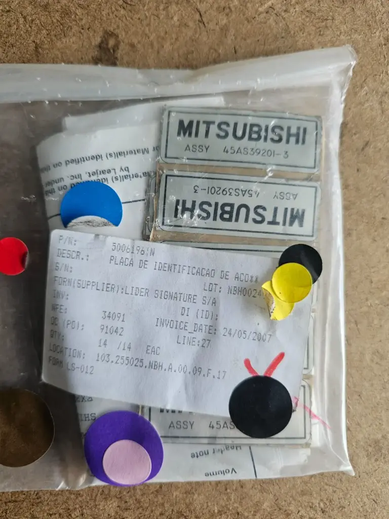 5006196 PLATE IDENTIFICATION