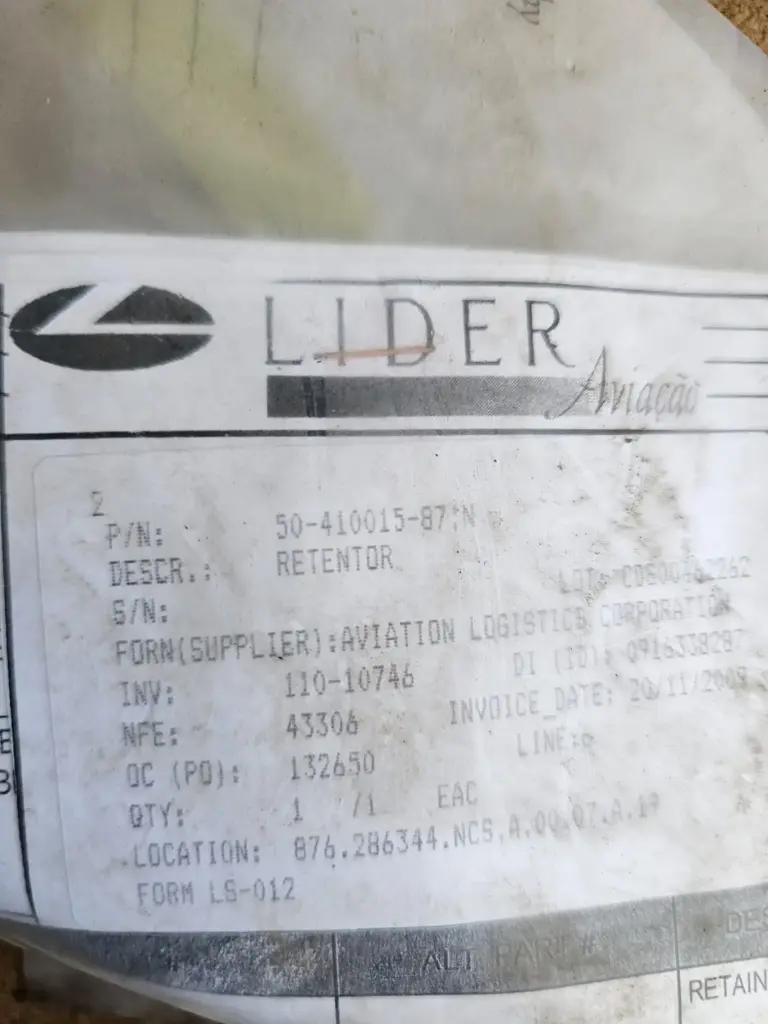50-410015-87 RETAINER