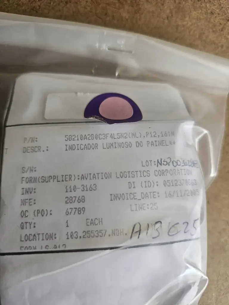 58210A2B0C3F4L5N2(ML),P12,16 SWITCH ANNUCIATOR (NAV/GPS)