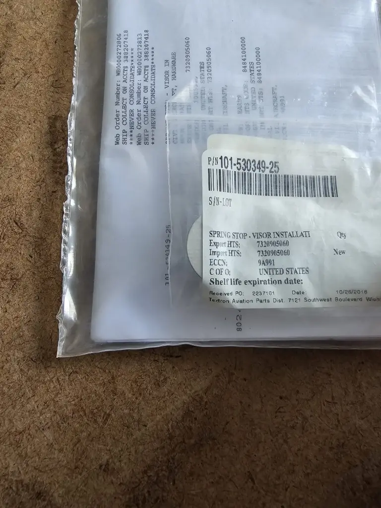 101-530349-25 STOP SPRING