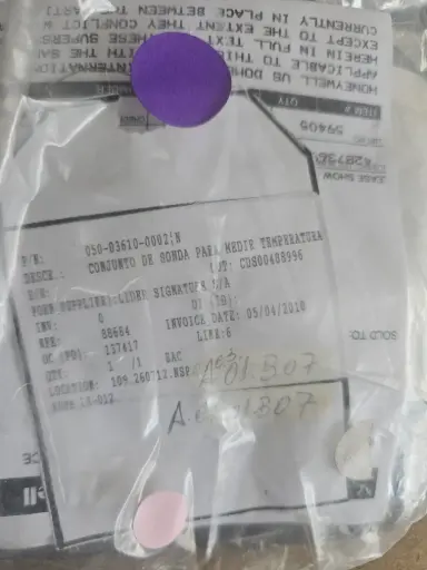 [050-03610-0002] 050-03610-0002 TEMPERATURE PROBE KIT