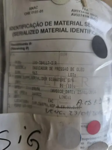 [100-384117-3] 100-384117-3 OIL TEMP&PRESS IND