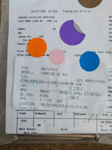 [AN3-27A] AN3-27A BOLT
