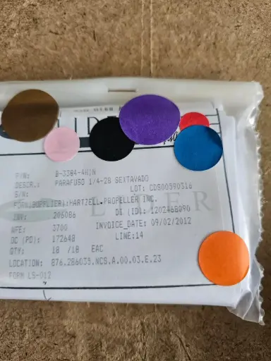 [B-3384-4H] B-3384-4H BOLT, 1/4-28, HEX HEAD