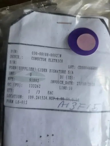 [030-00108-0002] 030-00108-0002 CONNECTOR