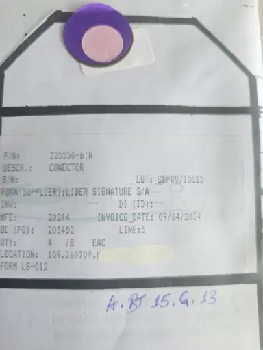 [225550-6] 225550-6 CONNECTOR