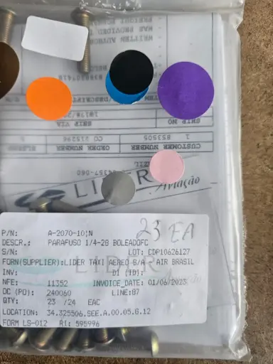 [A-2070-10] A-2070-10 SCREW, 1/4-28, BUTTON HEAD