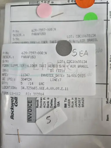 [629-7597-008] 629-7597-008 SCREW, BLACKENED