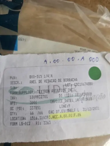 [800-515 1/4] 800-515 1/4 WASHER&O-RING SEAL