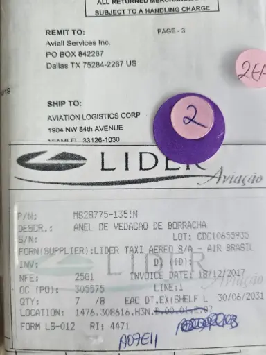 [MS28775-135] MS28775-135 ORING