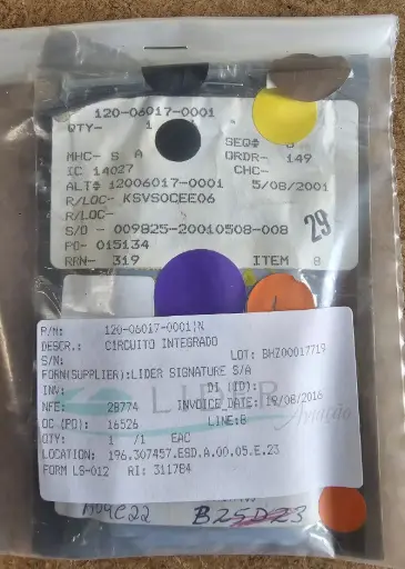 [120-06017-0001] 120-06017-0001 INTEGRATED CIRCUIT