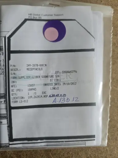 [249-2078-000] 249-2078-000 RECEPTACLE